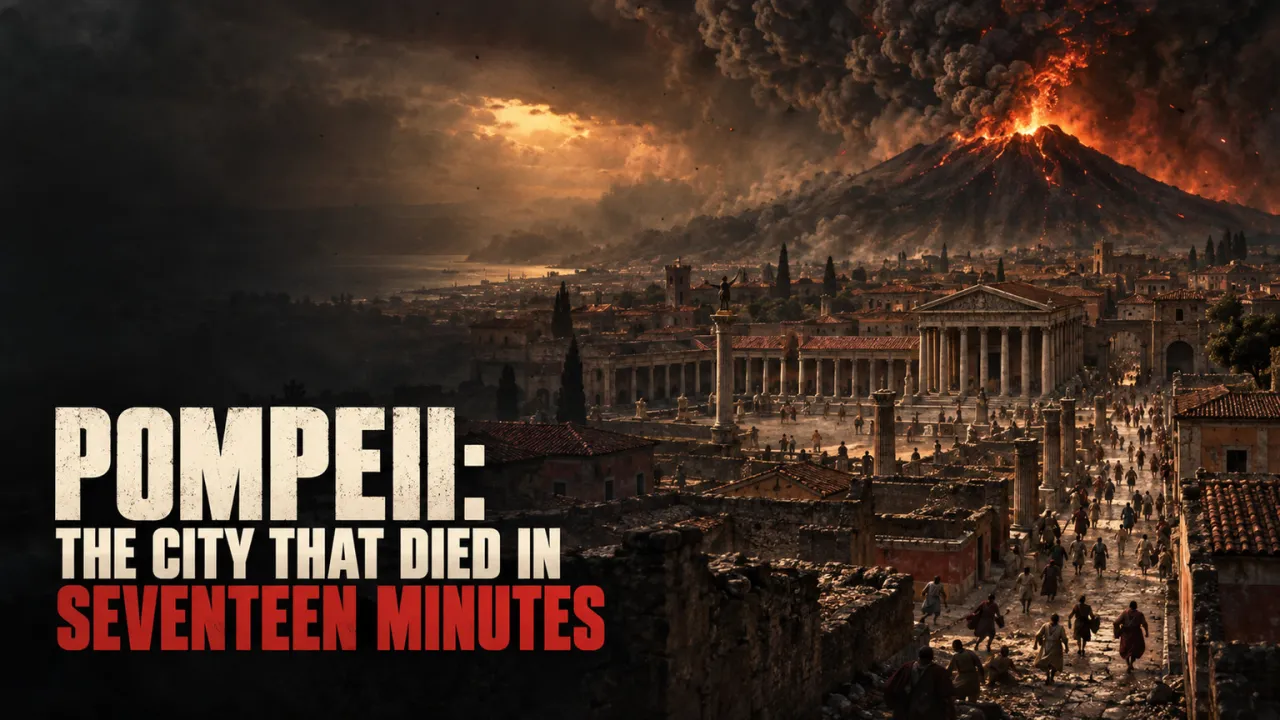 Pompeii: The City That Died in Seventeen Minutes.